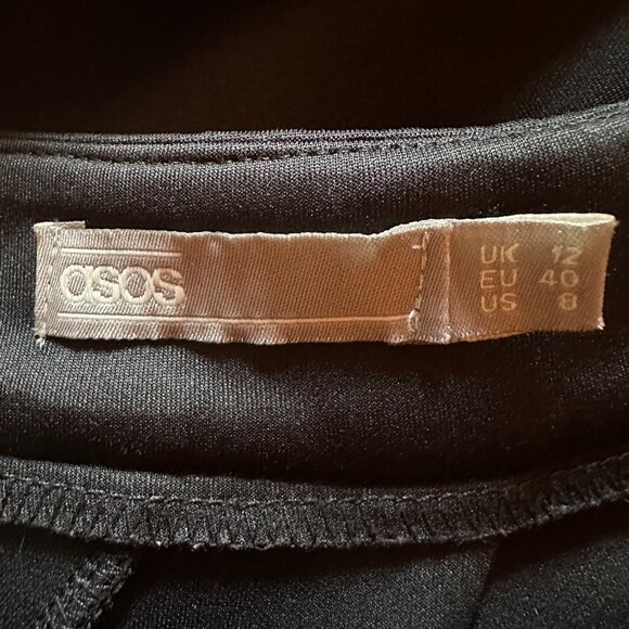 ASOS Black Full High Low Maxi Skirt – 8 - Picture 4 of 5